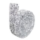 thumbnail image 2 of Yuarrent Pegatinas ostentosas, cadena de diamantes de imitación con purpurina, decoración de cristal de resina, apliques para manualidades, decoración Artesanía Plata 1 Yarda 1.5 cm de ancho Yuarrent HA059789-03, 2 of 6