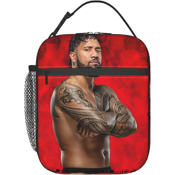 Jey USO Wrestler Waterproof Leakproof Tote Lunch Box Bag Hiking Lunch Bag Insulated for Women