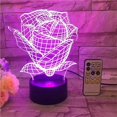 thumbnail image 1 of Bedroom Led Night Light, Nursing Night Plug In 3d Night Light Creative Desk Lamp Warm Romantic Bedside Lamp, 1 of 5