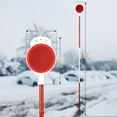 thumbnail image 4 of BsBsBest 48 inch Metal Driveway Markers, 8 Packs Red Double Sided Reflective Snow Stake for Snow Plowing Markers, Parking Lots, Walkways, Yard Mailbox, 4 of 6