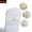 Beige, variant on 50pcs Elastic Chair Knot Wedding Decoration Buckle Sashes Back Cover Mariage Hotel Home Seat Elegant Modern Ribbon Decors