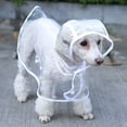 thumbnail image 2 of Paokuoon Imperméable Transparent pour Chien, Imperméable pour Animaux, Design à Boutons-Pression, Capuche Réglable, Coupe-Vent, Doux, 2 of 7