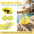 thumbnail image 2 of qolami Porch Goose Holiday Outfits, Summer Goose Outfit Hawaiian Goose Clothes for 23" High Cement Geese Clothing for Yard Lawn Outdoor Garden Decor, Porch Goose Decoration, 2 of 8