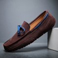 thumbnail image 3 of Men's Casual Loafers Slip On Leather Shoes Comfortable Driving Shoes Moccasins Classic Penny Loafer Flats Boat Shoes, 3 of 10