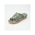 thumbnail image 5 of Fangasis Ladies Slides Soft Slippers Open Toe Wedges Daily Non Slip Shoes Gray 5.5, 5 of 9