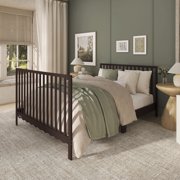 Dream On Me Synergy Wave 5-in-1 Convertible Crib, Chocolate Chip