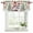 Beige, variant on Teal Snowman Christmas Curtain Valances for Windows, Kitchen Valance Window Treatments Panel 2 Pack, Balls Xmas Botanical Tree Rod Pocket Short Curtains for Bathroom Bedroom 42 x 12 Inch