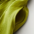 thumbnail image 4 of Women's Linen Long Skirt Summer Elasticized High Waist Bohemian Long Skirt Vintage Elasticized High Waist Pleated A-Line Flared Halter Skirt Ndbuld Rollbacks,Yellow,M, 4 of 6