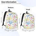 thumbnail image 2 of Yiaed Easter Egg3 Print Print Laptop Backpack Travel Canvas Backpack Vintage Aesthetic Backpack for School Knapsack Backpack Backpack for School-Small, 2 of 5