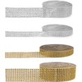 thumbnail image 1 of (Plata y oro) Cinta dorada y plateada para pasteles de boda, decoraciones de cumpleaños, productos para bebés, manualidades, 1 of 5