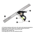 thumbnail image 2 of Swiss Tech 12" Combination Square,Stainless Steel Ruler, 2 of 7