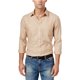 thumbnail image 1 of Tommy Hilfiger Camisa con botones de espiga para hombre, marrón, mediano, 1 of 1