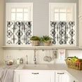 thumbnail image 3 of Aztec Kitchen Curtains Sets, Southwestern Native Tribal Valances for Kitchen Window,Boho Geometric Printed Short Curtains for Small Windows Cafe Living Room Bedroom, 54x24 Inch, 3 Piece, 3 of 5