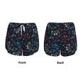 thumbnail image 5 of Picia Joystick Gamepad Pattern Women's 2 in 1 Athletic Running Shorts High Waisted Workout Casual Gym Sweat Shorts with Comfy Liner Zipper Pockets-Medium, 5 of 9