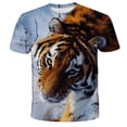 thumbnail image 2 of Linda serie de animales de león, nueva camiseta de juego para bebés, ropa con estampado de dibujos animados, camiseta de manga corta 3D Harajuku para 3-14 T9T Gao Jinjia LED, 2 of 2