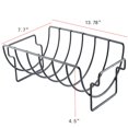 thumbnail image 5 of BBQ Ribs Rack, Grilling Smoking Ribs Rack, Bbq Rib Rack Rack, Rack for Ribs, Fits Gas and Charcoal Grills, for Grilling Steaks, 5 of 5