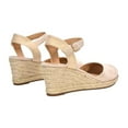 thumbnail image 2 of XY London Womens Joey Ankle Strap Wedge Espadrilles, 2 of 5
