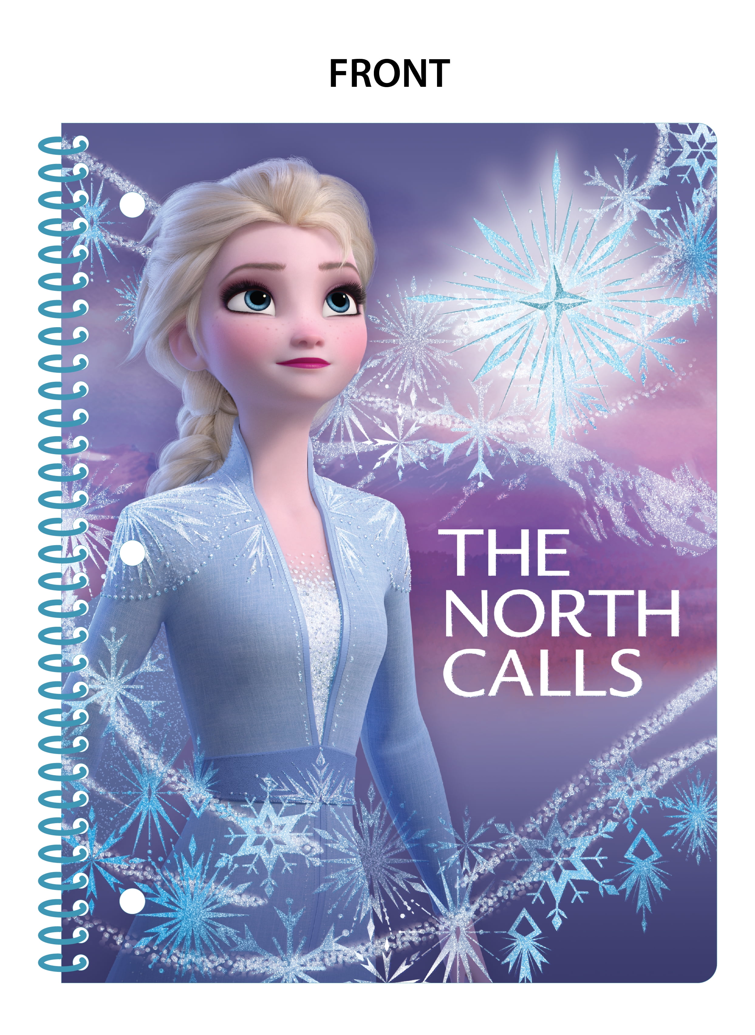 8 Frozen Spiral Notebook Elsa1 Subject 70 Pages Wide Ruled Sheet for sale online 