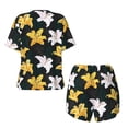 thumbnail image 5 of Xecao Lilies Flowers print Swimsuit for women, Summer-ready, sporty style.Quick-dry fabric. Many sizes & colors., 5 of 9