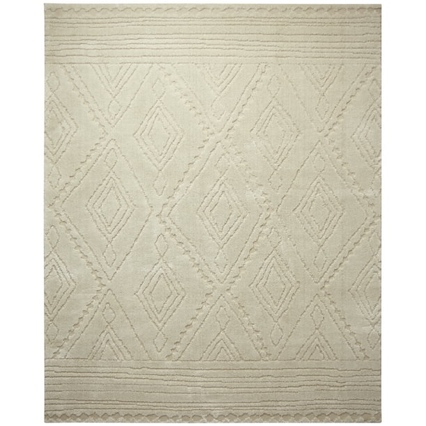 Mohawk Home Nomad Vado Linen Transitional Geometric Bohemian Woven Area