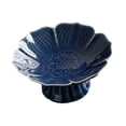 thumbnail image 2 of jifeng Porcelain Footed Bowl Countertop Fruit Tray for Kitchen Farmhouse Dining Table blue, 2 of 9