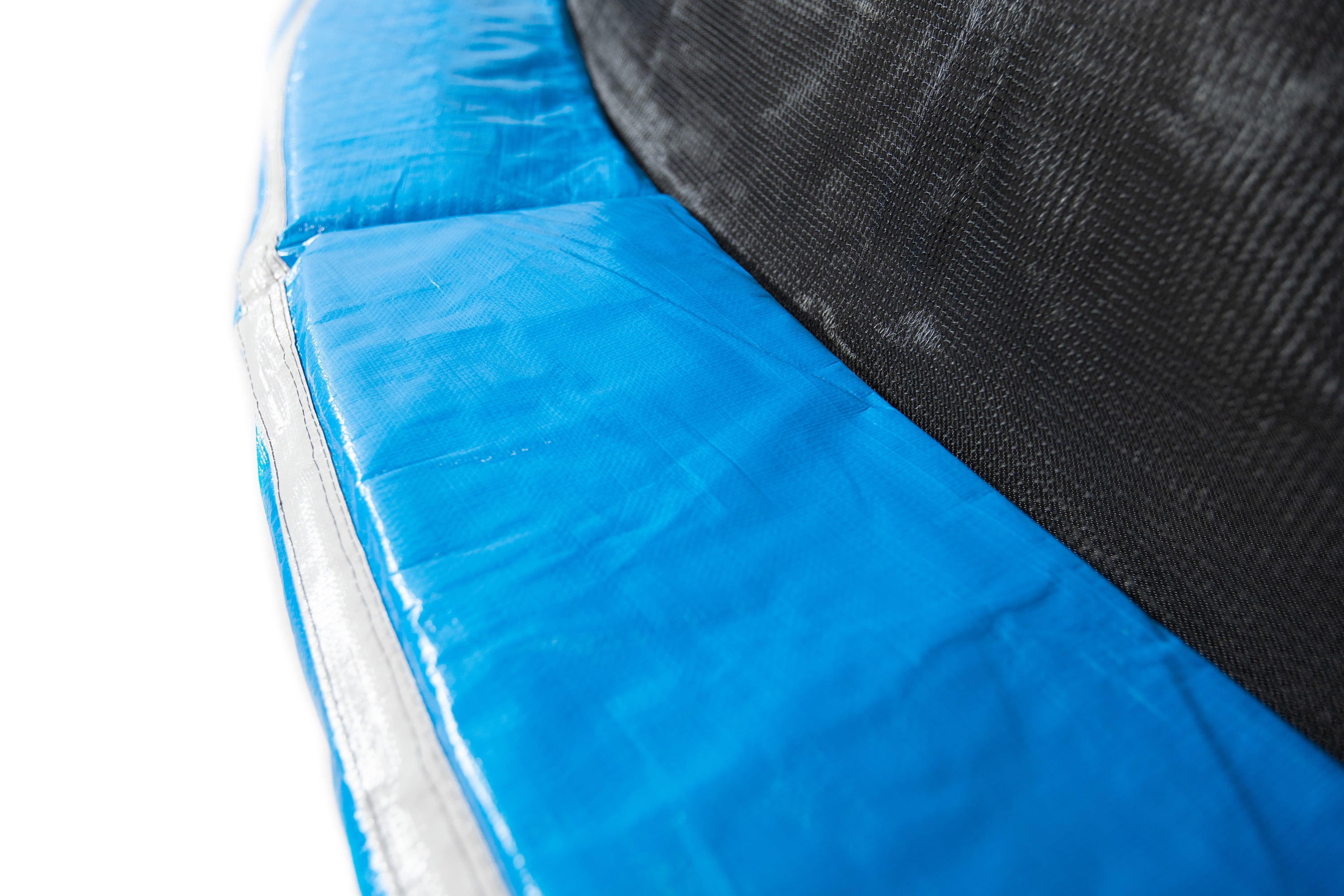 Bounce Pro Trampoline with Slama Jama Basketball System, Blue, 14'