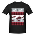 thumbnail image 4 of Bingfone Buffalo Plaid Forest Men'S Loose Fit Short-Sleeve Pocket T-Shirt, 4 of 7