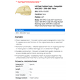 thumbnail image 2 of Left Seat Cushion Foam - Compatible with 2003 - 2006 GMC Yukon 2004 2005, 2 of 2