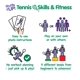 thumbnail image 4 of Baraja juegos de cartas de tenis: más de 70 cartas de habilidades activas y divertidas para niños Tarjetas de acondicionamiento físico Desarrollan fundamentos, resistencia y fuerza Fácil de jugar para, 4 of 5