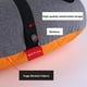 thumbnail image 2 of Advancent Almohada plegable inflable para viaje, dispositivo de viaje para acampar, almohadas de aire para la cintura y el cuello, herramienta carpas Negro, 2 of 6
