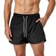 thumbnail image 2 of WILLBEST Pantalones Cortos Deportivos para Hombre, para Entrenamiento Diario, Transpirables, de Pierna Ancha, con Cremallera, Ideales para Primavera y Verano, Ideales para Camisetas y Chalecos., 2 of 5