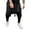 Black, variant on Men's Hop Streetwear Loose Fit Cropped Trousers for Sports and Everyday Casual Wear Comfort Pants Mens Fashion Joggers Sports Pants Trousers Mens Long Pants