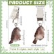 thumbnail image 2 of Clips para manteles con forma de pájaro (8 estilos diferentes), ideales para decorar la mesa. También sirven como colgantes, pinzas artesanales y sujetamanteles con clips metálicos., 2 of 9