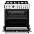 thumbnail image 6 of Bertazzoni Pro366bcfgmt Professional 36" Wide 5.9 Cu. Ft. Free Standing Gas Range -, 6 of 7