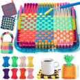 thumbnail image 1 of Kit de telar IQKidz para niñas mayores de 6 años con 224 trabillas para manualidades, 1 of 9