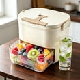 thumbnail image 5 of IPEWLEX Portable Ice Maker Machine with Easy-Press Lid, Compact Countertop Ice Maker with Built-In Storage and Tongs, Food-Grade Materials for Home, Parties, Coffee, Cocktails and Drinks, 5 of 7