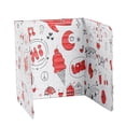 thumbnail image 2 of Injueey Utensilios de cocina Pantalla de salpicaduras de aceite Placa de papel de aluminio plegable Estufa de Deflector a prueba de Suministros de limpieza para el hogar Rojo, 2 of 6