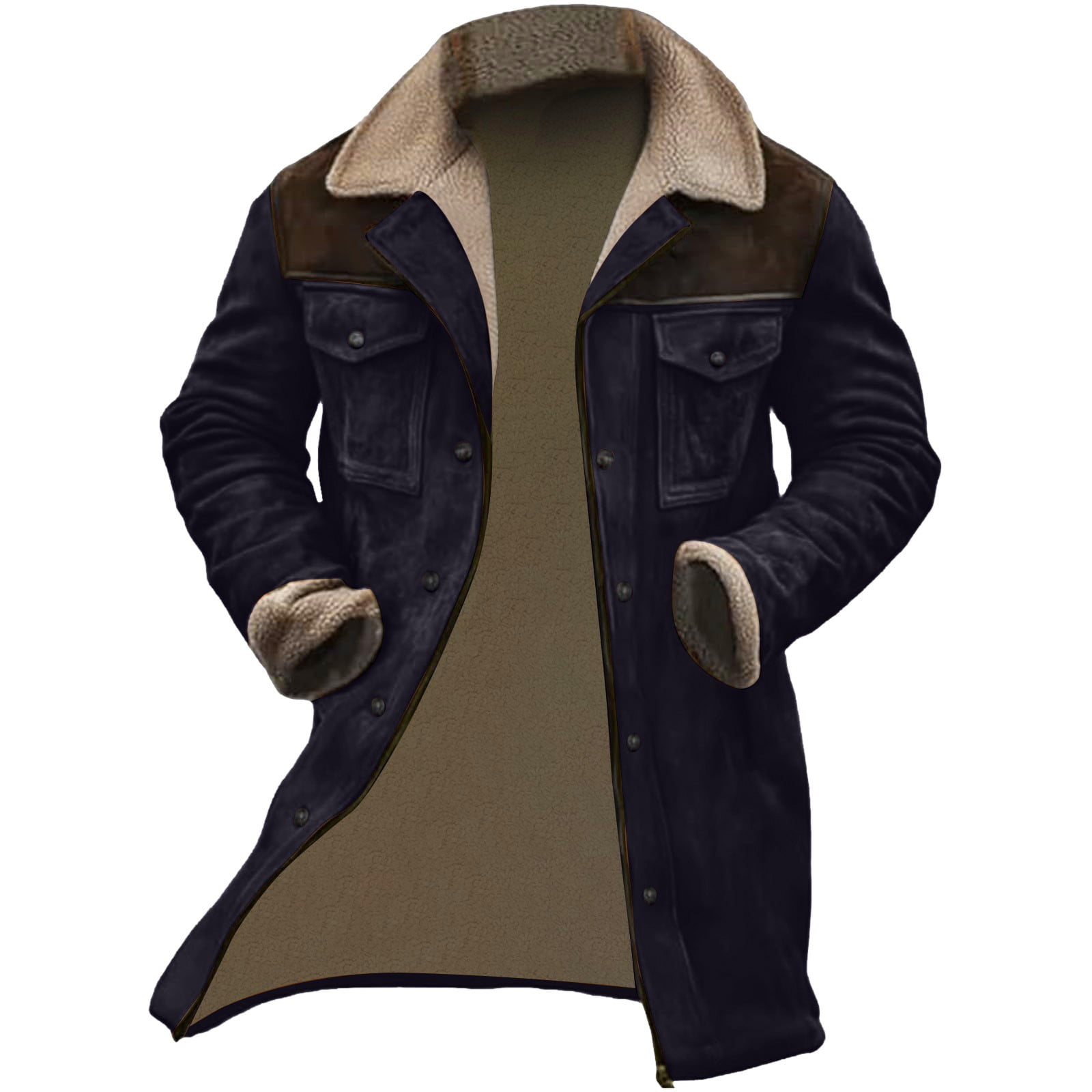 ジャケット・アウター Eaphi 24aw western long coat chacoal Eaphi 24aw western long coat chacoal