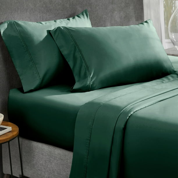 California Design Den 400 Thread Count 100 Cotton Sateen Weave Sheet