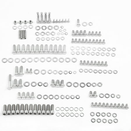 WALFRONT Engine Repair Tool Hex Bolt Kit for Chevy 265 283 302 305 307 327 350 400 Engines, Engine Repair Kit for Chevy, Hex Bolt