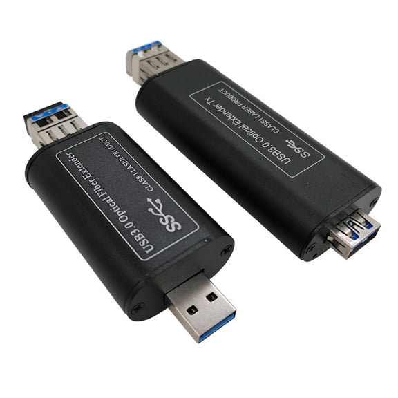 Mini USB 3.0/2.0/1.1 over Single-mode Fiber Extender to Max 250 Meters w/SFP Module, Backward Compatible USB 2.0/1.1