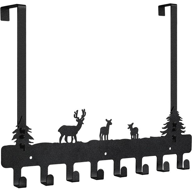 Perchero decorativo con temática de animales para montar en la pared, elegante decoración para el hogar con diseño único, hierro de alta calidad, fácil de instalar para baño, entrada, dormitorio