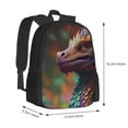 thumbnail image 2 of Balery Rainbow Scales Fantasy Dragon Backpack for Men and Women - Durable 600D Oxford Cloth -Large Capacity, Water-Resistant School, Travel, and Hiking Bag, 2 of 7