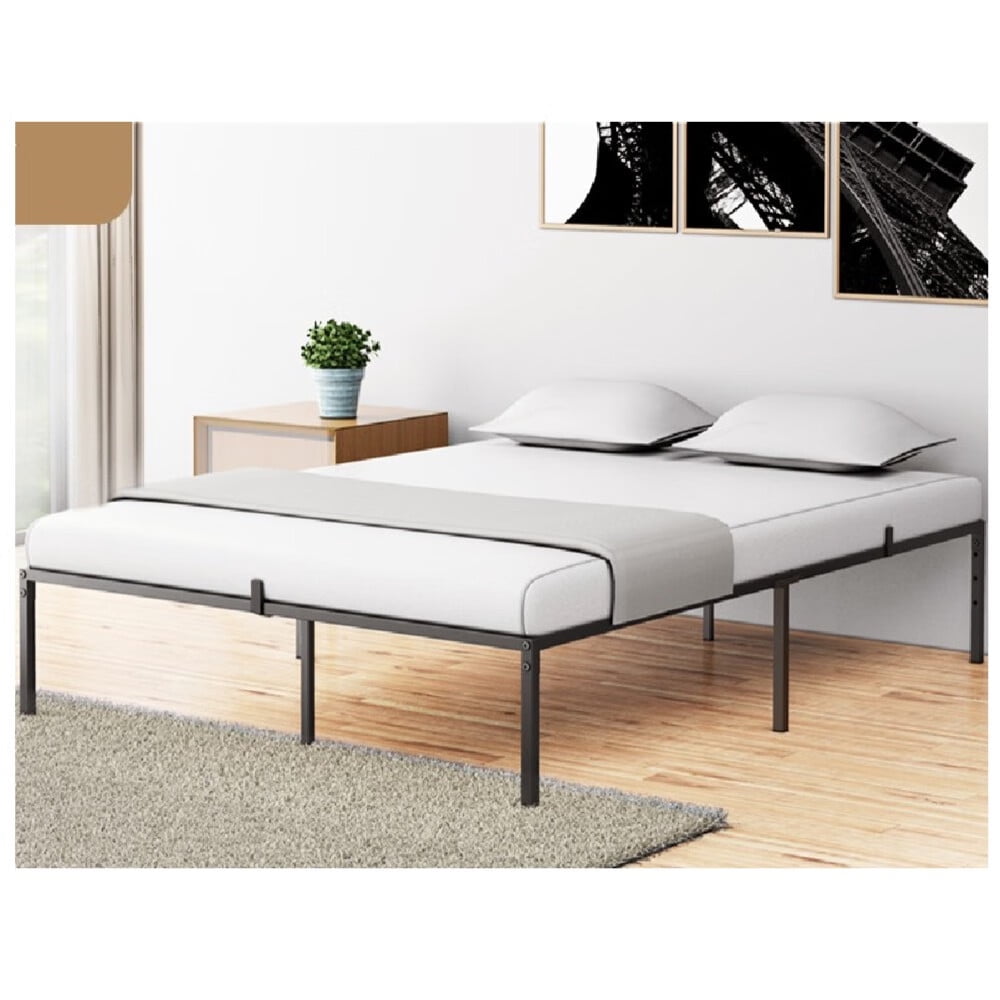 Metal Bed Frame with Sturdy Steel Bed Slats, NonNoise Platform Bed