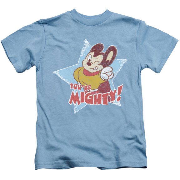Mighty Mouse Youre Mighty Youth 18/1 T-Shirt Carolina Blue