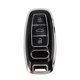 thumbnail image 1 of Unique Bargains Llave Inteligente - Negro con Bordes en Tono Plateado Funda de Llave de TPU Silicona para Audi A1 A2 A3 A4 A5 A6 A7 A8 A4L - Funda de Llave de Control Remoto de 3 Botones, 1 of 6