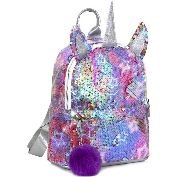 Unicorn backpack sales with sequins
