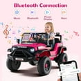 thumbnail image 2 of OLAKIDS 24V Ride on Car with Remote Control, Bluetooth, LED Lights, Horn, Spring Suspension, High/Low Speeds, Soft Start for Kids Aged 3+, 2 of 7