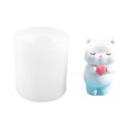 thumbnail image 5 of Silicone 3D Bear Animal Mold Candle Soap Plaster Crafts Handmade Making Mould, 5 of 7