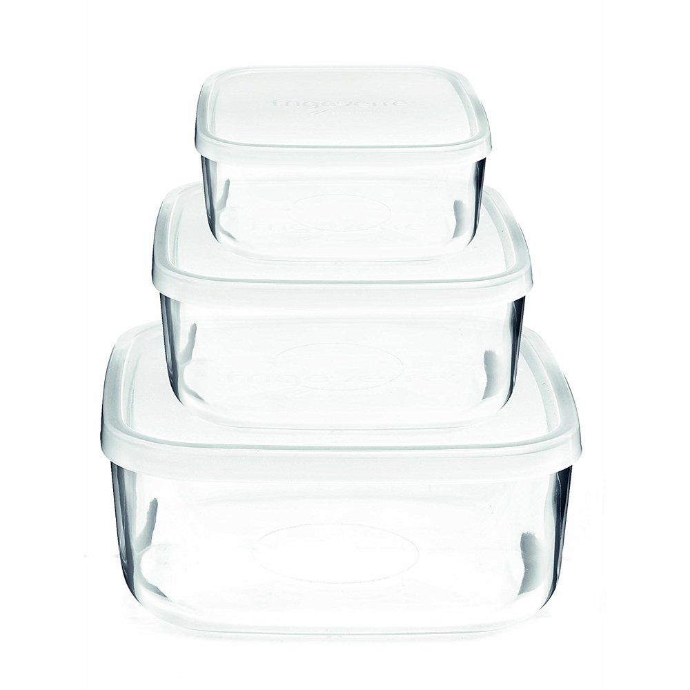 pyrex square glass food storage containers